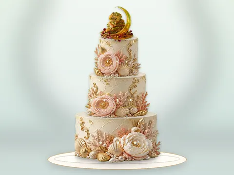Preview the Golden Celebration full cake