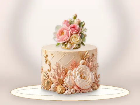 Preview the Golden Garden full cake