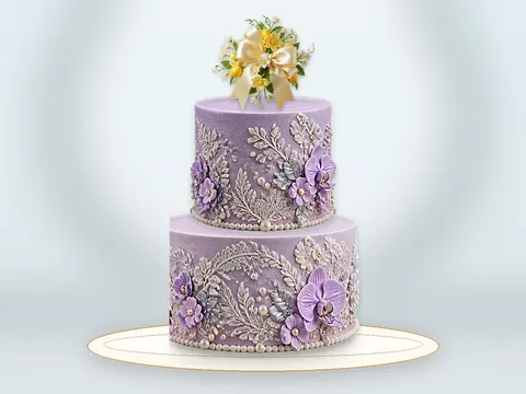 Preview the Blue Hydrangea · Atelier full cake