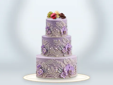 Preview the Blue Hydrangea · Grand full cake