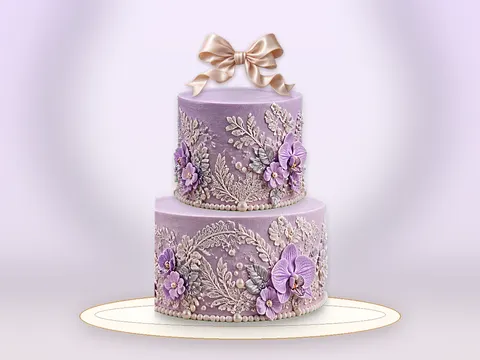 Preview the Lavender Grace · Atelier full cake