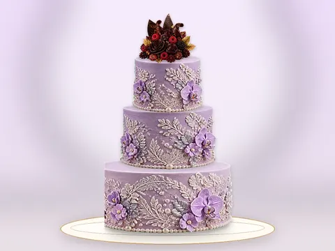 Preview the Lavender Grace · Garden full cake