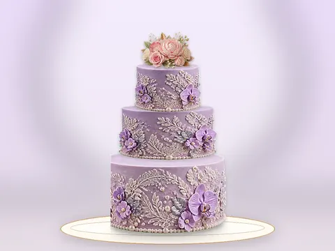 Preview the Lavender Grace · Soirée full cake