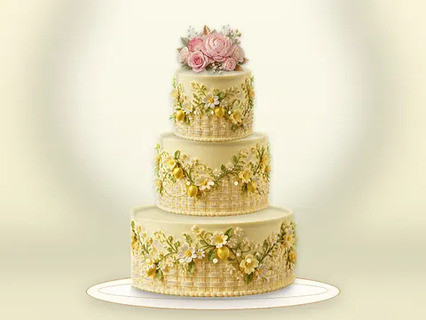 Preview the Lemon Garden · Grand full cake