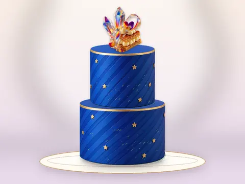 Preview the Love in Full Color full cake