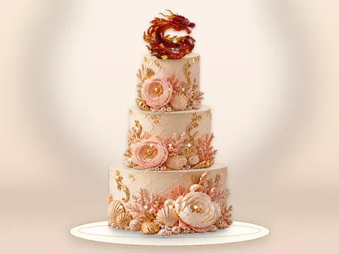 Preview the Lucky Lantern full cake