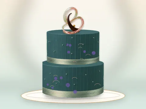 Preview the Memphis Muse · Gallery full cake