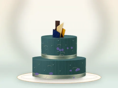 Preview the Memphis Muse · Mirage full cake
