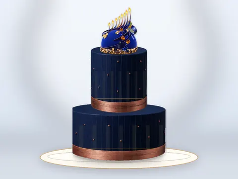 Preview the Midnight Radiance full cake