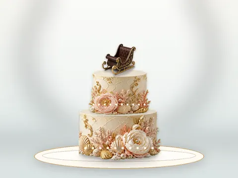 Preview the Midnight Sleigh full cake