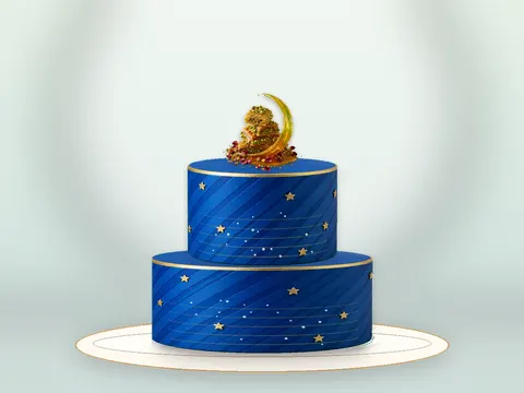 Preview the Moonlit Eid full cake