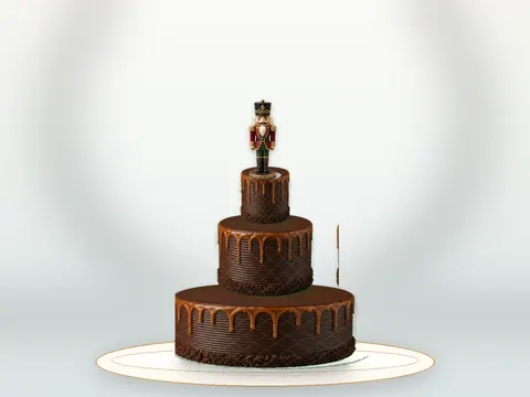 Preview the Nutcracker Noël full cake