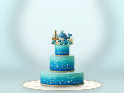 Preview the Ocean Voyage · Grand full cake