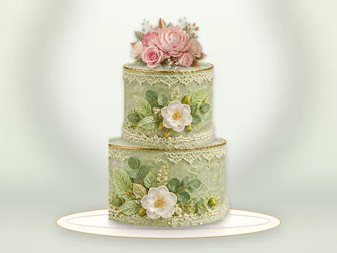 Preview the Pistachio Pearl · Atelier full cake