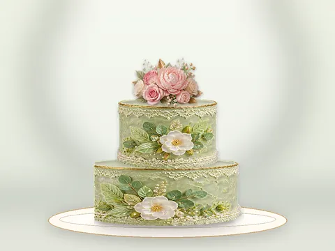 Preview the Pistachio Pearl · Lustre full cake
