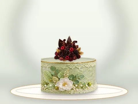 Preview the Pistachio Pearl · Petite full cake