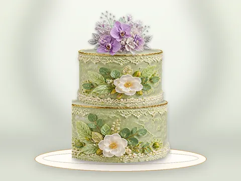Preview the Pistachio Pearl · Signature full cake