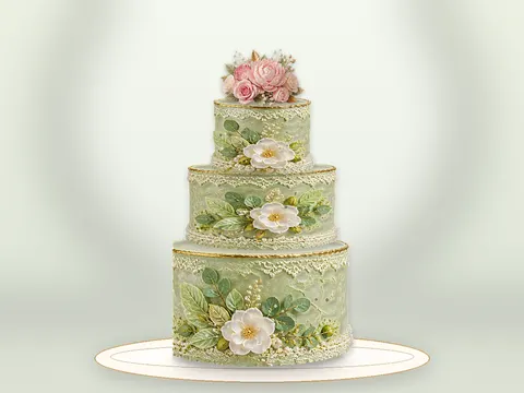 Preview the Pistachio Pearl · Soirée full cake