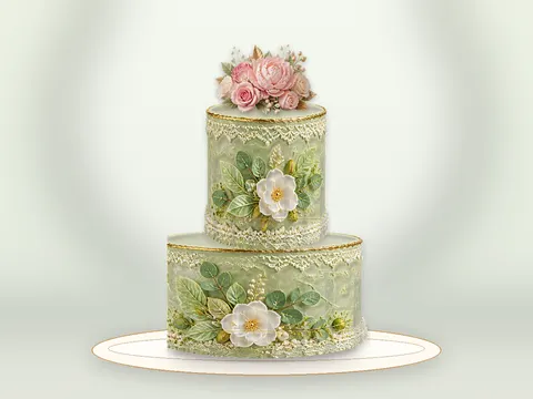 Preview the Pistachio Pearl · Velvet full cake