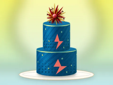 Preview the Pop Electric · Kinetic full cake