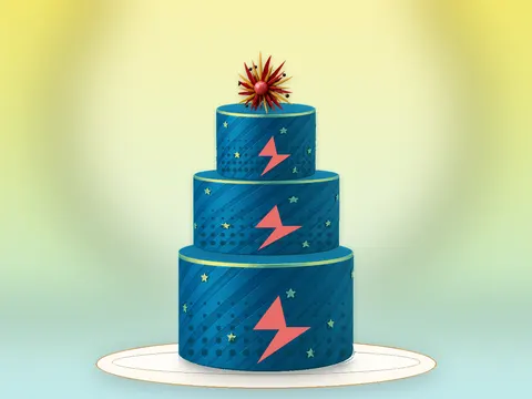 Preview the Pop Electric · Prism full cake
