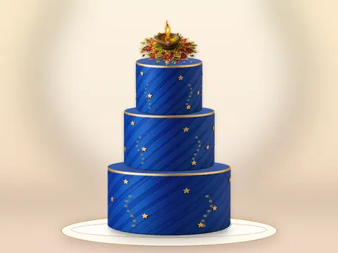Preview the Rangoli Radiance full cake