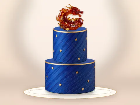 Preview the Red Envelope Revelry full cake
