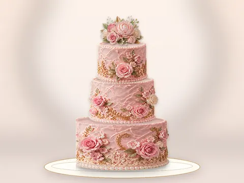 Preview the Rosewater Classic · Garden full cake