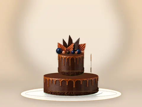 Preview the Salted Caramel · Modern full cake