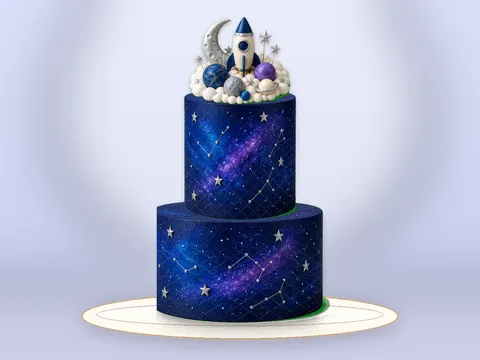 Preview the Space Explorer · Sparkle full cake