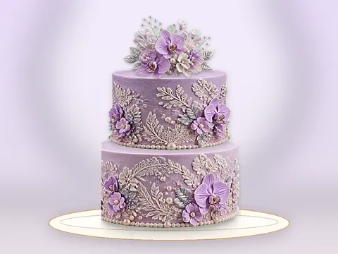 Preview the Lavender Grace · Signature full cake