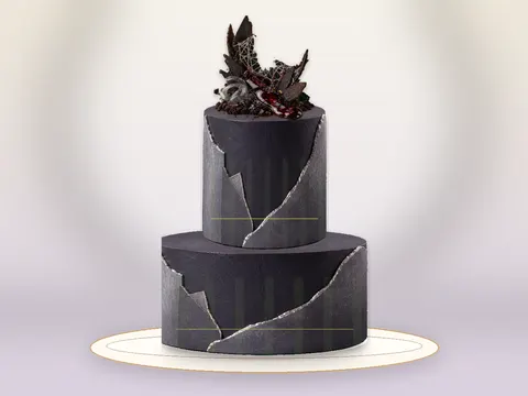 Preview the Spun-Sugar Séance full cake