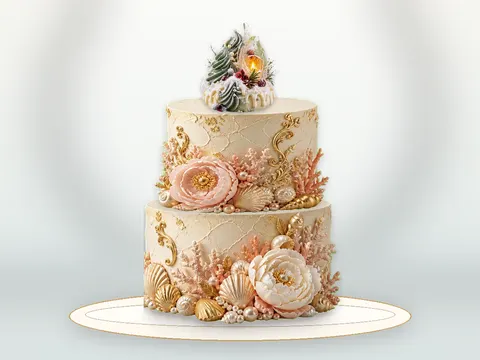 Preview the Starlit Solstice full cake