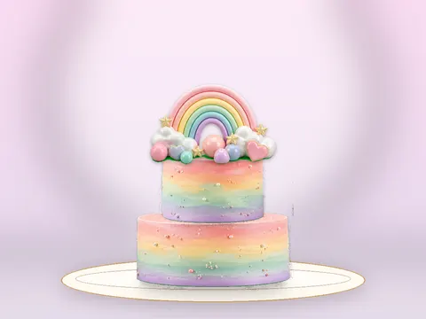 Preview the Starry Unicorn · Birthday full cake