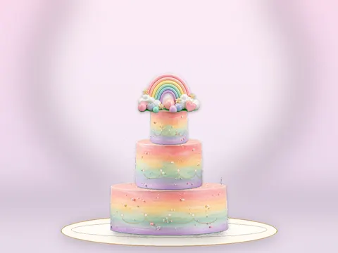 Preview the Starry Unicorn · Grand full cake