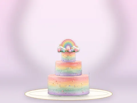 Preview the Starry Unicorn · Party full cake
