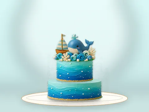 Preview the Ocean Voyage · Birthday full cake