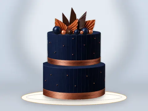Preview the Tailored Navy · Signature full cake
