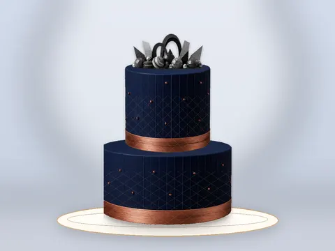 Preview the Tailored Navy · Workshop full cake