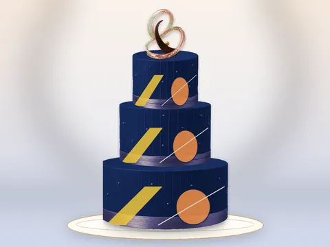 Preview the Tilted Horizon · Icon full cake