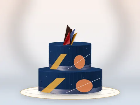 Preview the Tilted Horizon · Mirage full cake