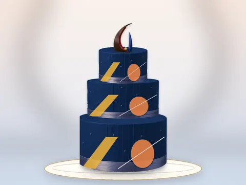 Preview the Tilted Horizon · Prism full cake