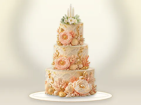 Preview the Vanilla Celebration · Grand full cake