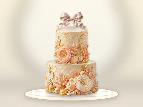 Preview the Vanilla Celebration · Maison full cake