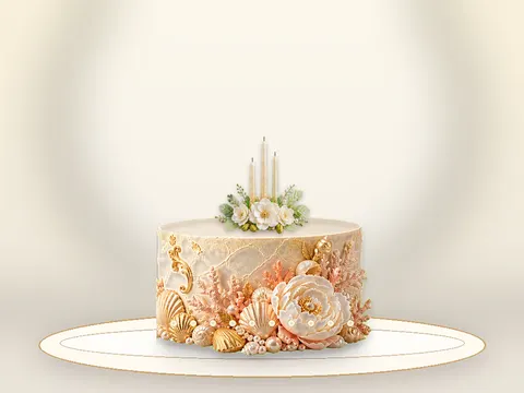 Preview the Vanilla Celebration · Petite full cake