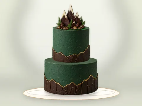 Preview the Woodland Explorer · Playful full cake